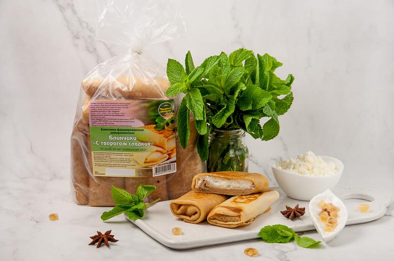 Блинчики с творогом сладкие 1 кг опт фото 1