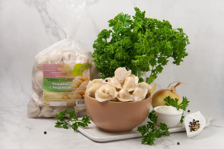 Пельмени «С индейкой» 1 кг опт фото 1