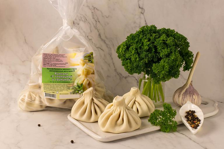 Хинкали «Говядина со свининой» 1 кг опт фото 1