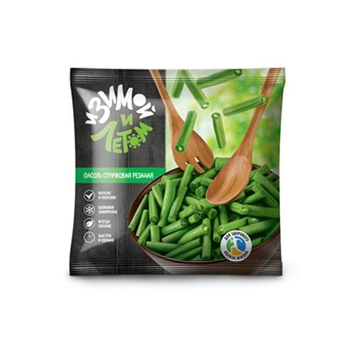 Фасоль стручковая резаная замороженная «И зимой, и летом», 400 г ОПТ фото 1