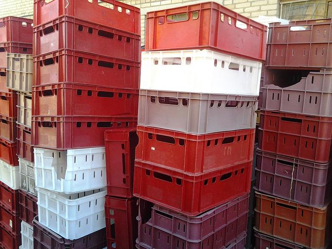 Ящики пластиковые ПНД (мясные, хлебные, пивные) Б/У фото 1