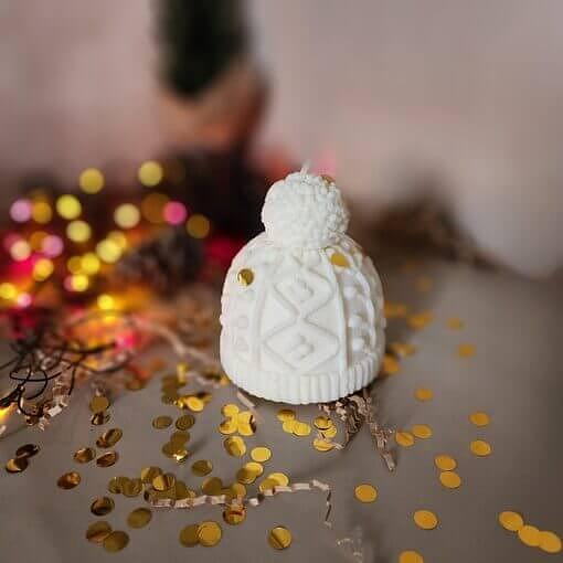 Свеча в форме «Шапка» ОПТ фото 1