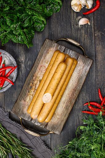 Сосиски «Свиные белые» ОПТ фото 1