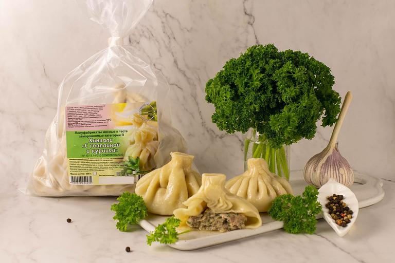 Хинкали «Говядина с курицей» 1 кг опт фото 1