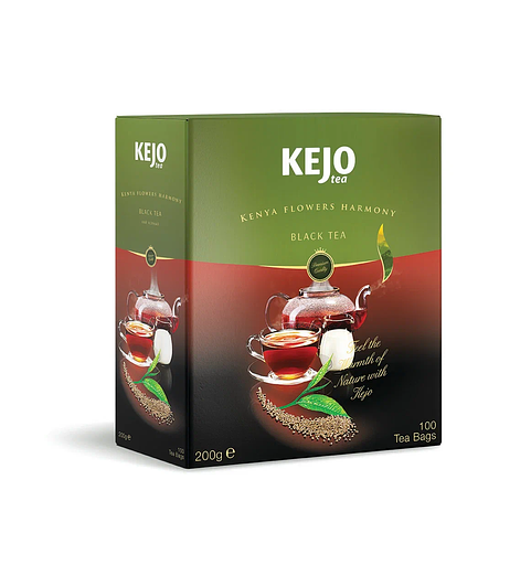 Чай чёрный Kejo foods «Kenya Flowers Harmony» 100 пакетиков ОПТ фото 1