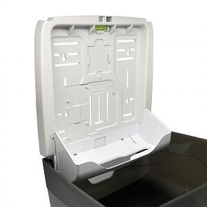 Диспенсер для листовых бумажных полотенец V сложения «MERIDA HARMONY BLACK» ABS-пластик фото 2