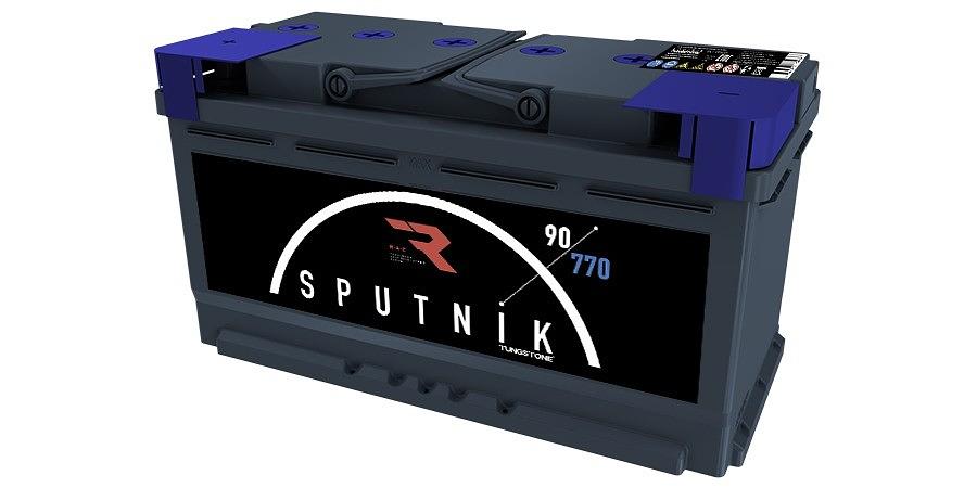 Аккумулятор Sputnik 90 А/ч, прямой полярности, конус ОПТ фото 2