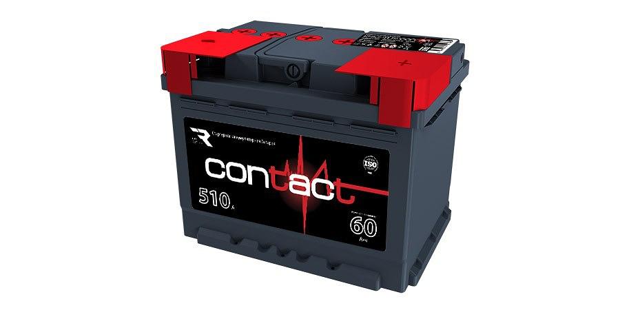 Аккумулятор Contact 60 А/ч, обратной полярности, конус ОПТ фото 3