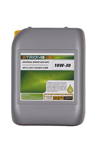 Масло моторное Strong Oil Universal Engine 10W-30 Low Saps, 20 л, опт фото 1