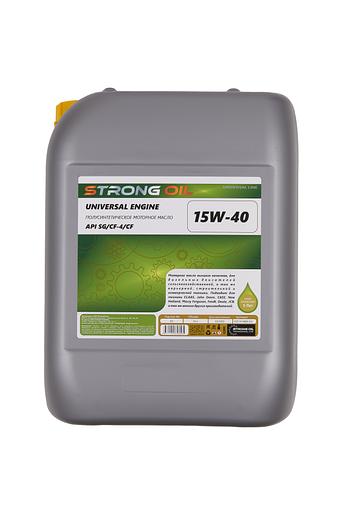 Масло моторное Strong Oil Universal Engine 15W-40 Low Saps, 20 л, опт фото 1