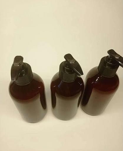 Бутылка коричневая с дозатором 500 мл 3 шт фото 3