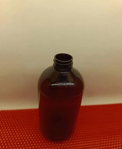 Бутылка пластиковая коричневая 500 мл, горло ДИН 28, 26.5 г фото 3