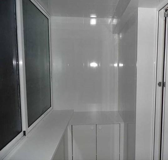 It 's a blue PVC panel . фото 1