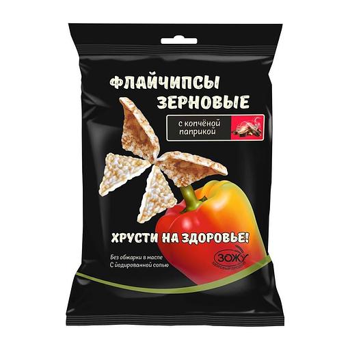 Флайчипсы зерновые с копченой паприкой 40 г ОПТ фото 1