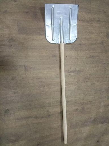 Лопата снеговая № 59д с деревянным черенком ОПТ фото 1