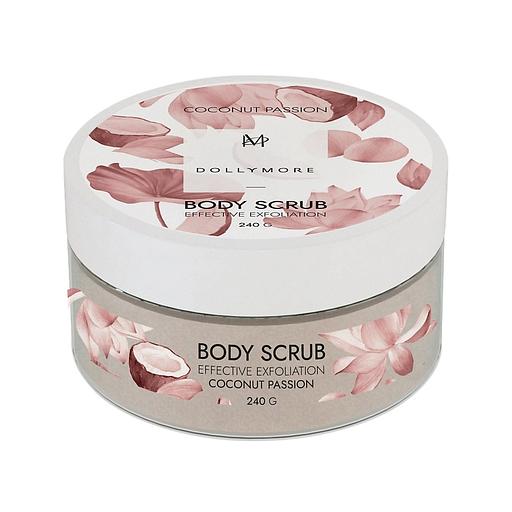 Арома-скраб для душа «Кокосовая страсть» DOLLYMORE 240 гр опт фото 1