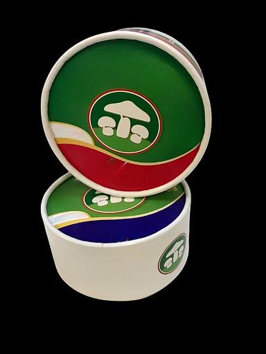 Коробка круглая вальцованная из однослойного пищевого картона для сыра ОПТ фото 3