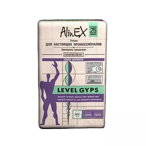 Наливной пол AlinEX «Level Gyps», 25 кг фото 2