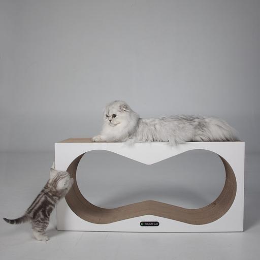 Когтеточка из картона Конвекс, Белый, опт фото 1