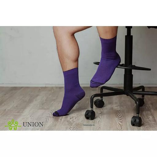 Носки мужские 10 пар «Фиолетовый» ОПТ фото 3