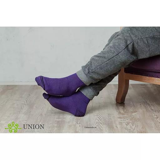 Носки мужские 10 пар «Фиолетовый» ОПТ фото 5