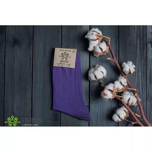 Носки мужские 10 пар «Фиолетовый» ОПТ фото 6