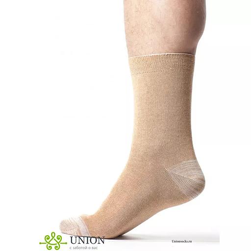 Носки мужские 10 пар «Бежевый» ОПТ фото 1