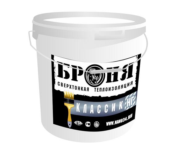 Сверхтонкая теплоизоляция «Броня Классик НГ» 5 л ОПТ фото 1