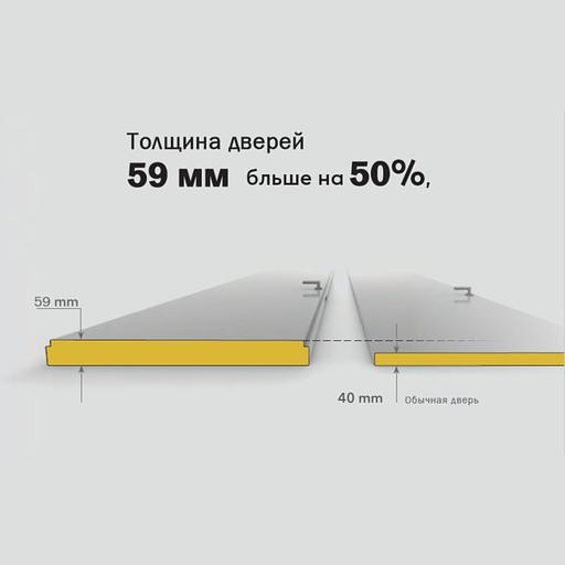 Скрытые двери PL Doors 2200x700 мм фото 2