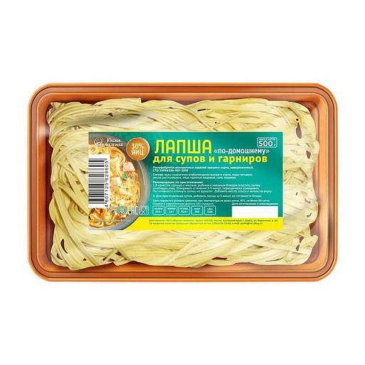 Лапша для супов и гарниров Мясная тележка «По-домашнему» 0,5 кг ОПТ фото 1