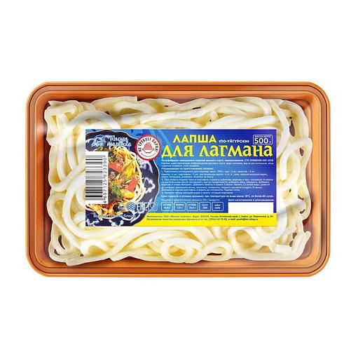 Лапша для лагмана Мясная тележка «По-уйгурски» 0,5 кг ОПТ фото 1