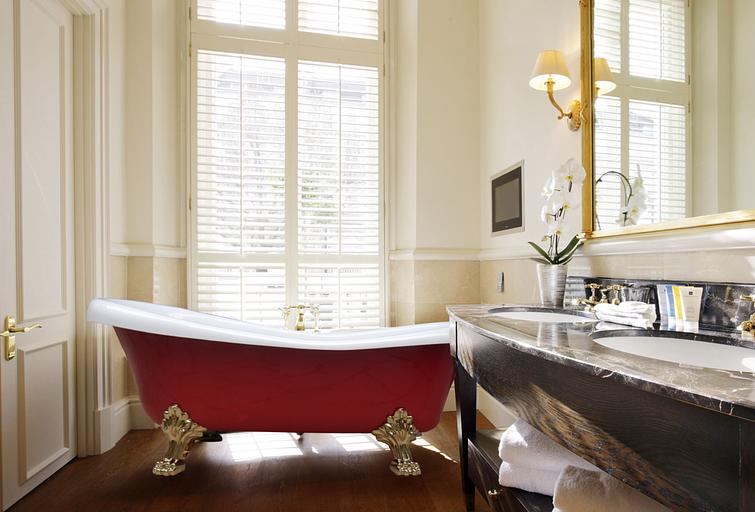 Отдельно стоящая ванна N-5032 Red 1500×750×750 мм ОПТ фото 2