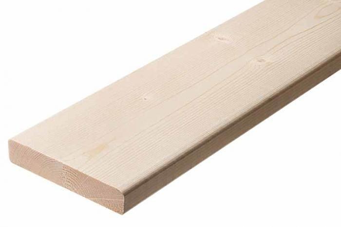 Доска строганная 45х140х6000 мм, опт фото 1