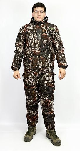 Костюм камуфляжный зимний, «Коричневый камуфляж», ткань «Алова», опт фото 1