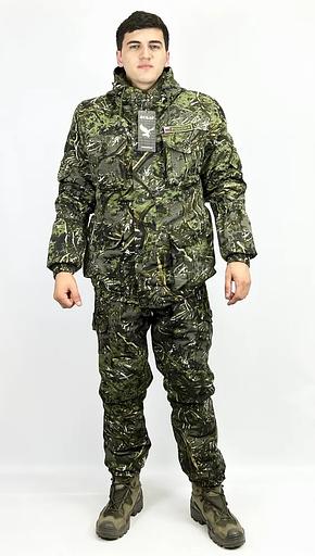 Костюм камуфляжный зимний «Горка-8», зеленый, ткань «Рип-стоп», опт фото 1