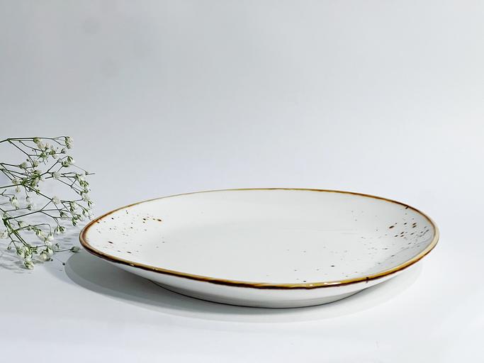 Тарелка фарфоровая 18.2 см «White collection» NGD007-1 white, опт фото 1