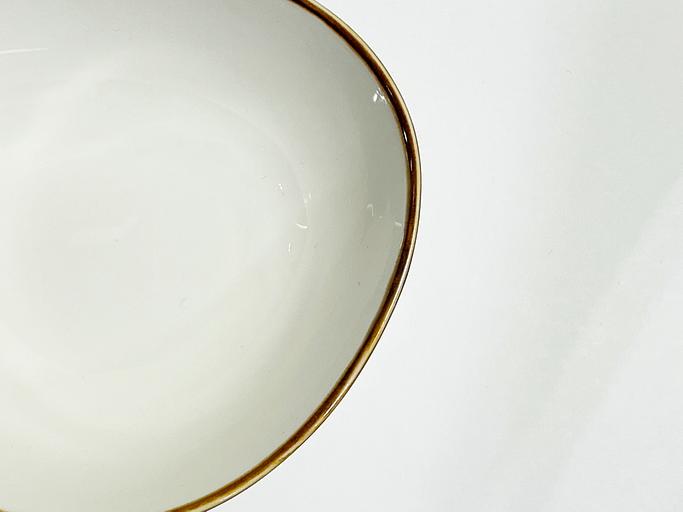 Тарелка глубокая фарфоровая 15.5 см «White collection» NGD006-1 white, опт фото 4