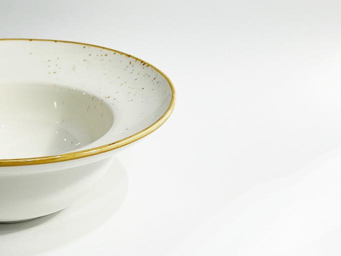 Тарелка фарфоровая для пасты 19.5 см «White collection» NGD009-1 white, опт фото 3