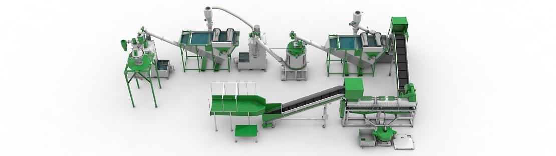 Комплекс оборудования для переработки ПЭТ бутылок «Станко-300» фото 1