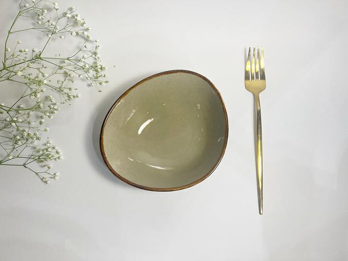 Тарелка фарфоровая глубокая 15.5 см «Gray collection» NGD006-1 gray, опт фото 4