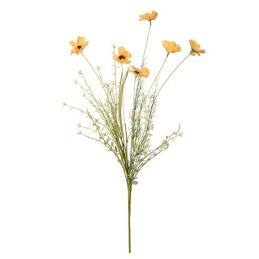 Искусственный цветок Ромашка желтая полевая, В600, желтый фото 1