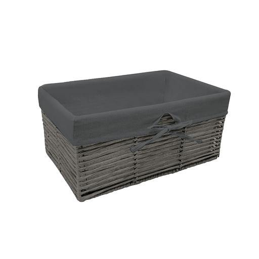 Корзина стеллажная "Paper", Д390 Ш260 В180, серый фото 1