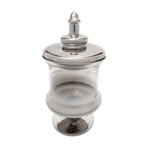 Ваза-конфетница из стекла c крышкой, Д145 Ш145 В330 фото 1