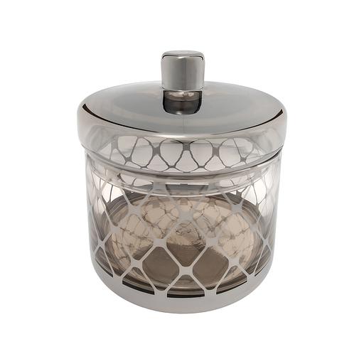 Ваза-конфетница из стекла c крышкой, Д160 Ш160 В160 фото 1