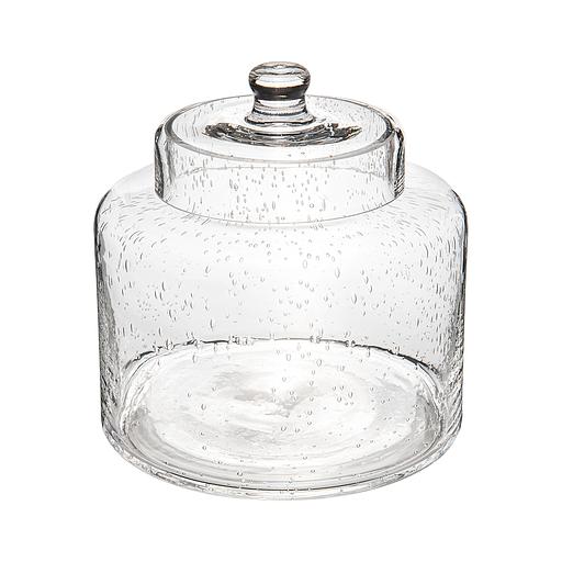 Ваза-конфетница из стекла c крышкой, Д210 Ш210 В220 фото 1