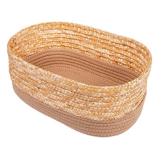 Корзина стеллажная "Сканди", Д330 Ш220 В140, какао фото 1