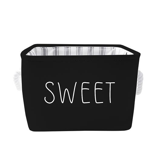 Корзина для хранения "Black", Д240 Ш240 В190, черный фото 1