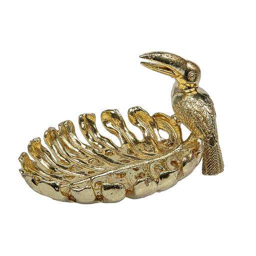 Блюдо Экзотика, Д233 Ш151 В122, золотой фото 1