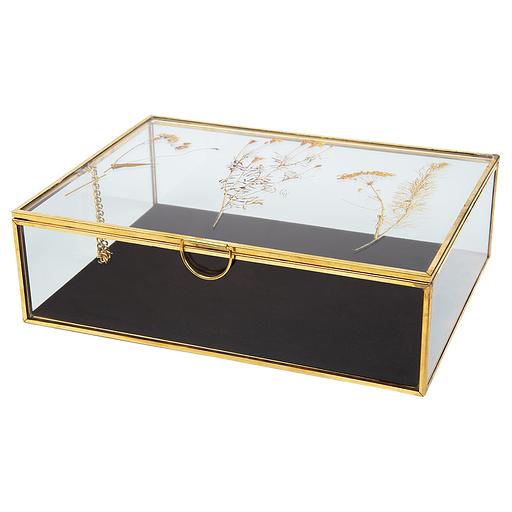 Стеклянная шкатулка Цветы, Д200 Ш150 В60 фото 1