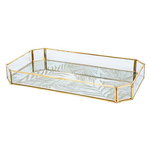 Стеклянный поднос Экзотика, Д305 Ш175 В35 фото 1